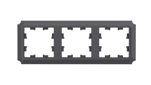 Рамка 3-м AtlasDesign Antique универс. базальт SE ATN101403