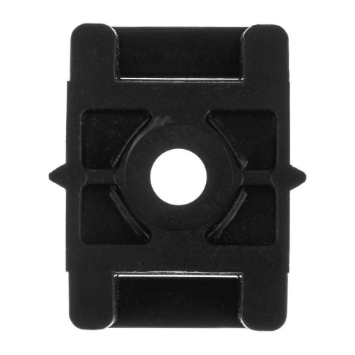 Площадка под стяжку для прямого монтажа 22х16мм черн. (уп.100шт) Rexant 07-2111