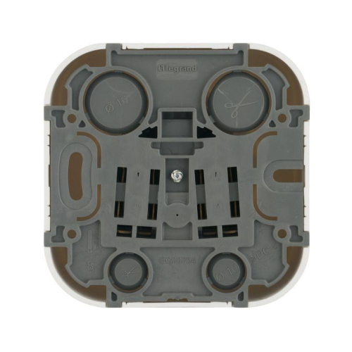 Розетка 1-м ОП Quteo 16А IP20 2P+E с заземл. без защ. шторок бел. IEK 782211