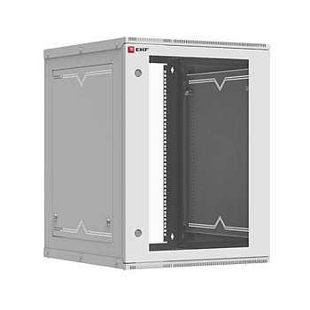 Шкаф телекоммуникационный Astra A 15U 600х650 настенный разборный дверь стекло PROxima EKF ITB15G650D