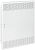 Щит встраиваемый 54мод. слаботочный мультимедийный с бел. непрозрачной дверцей с монтажн. платой в компл. Ruvinil 68154Б-СЛ