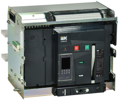 Выключатель автоматический воздушный 4п E 3200А 100кА TD выдвиж. с комплектом аксессуаров ARMAT IEK AR-ACB-4VE-100-3200A-TDCF