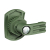 Замок поворотный с личинкой под двойн. бородку 3мм для навесных корпусов полиамид зел. DKC R5CE210