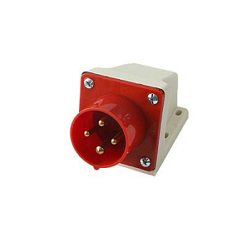 Вилка стационарная для наружной установки PPC 524 3Р+РЕ 32А 380В IP44 Pro JazzWay 5072893
