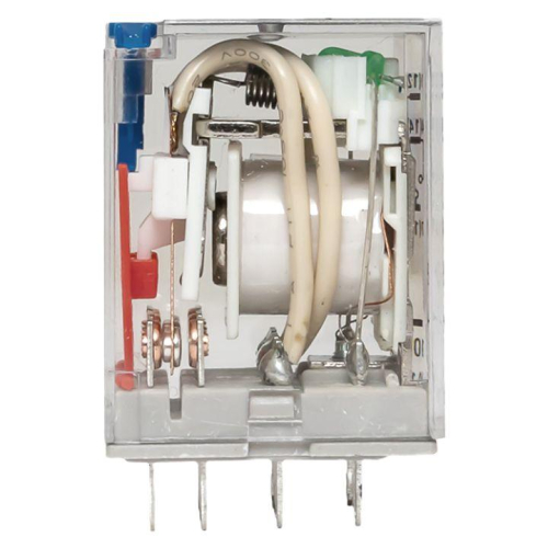 Реле промежуточное с кнопкой и мех. индикацией RPAt 22/3 10A 110В DC AVERES EKF rpat-22-3-110DC