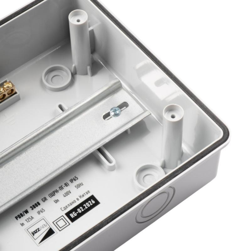 Бокс модульный накладной PDB/W 3008 GR (ЩРН-ПГ- 8) IP65 пластик. Pro JazzWay 5071988