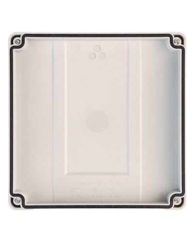 Коробка распределительная 140х140х76мм IP66 в комплекте с клеммным рядом 10х10кв.мм 76А сер. Extherm JB-100-GR