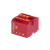 Блок распределительный зажим push-in 1 ввод 6кв.мм 6 точек подключения 2.5кв.мм красн. DKC DTP1-106-104SPUR Блок распределительный зажим push-in 1 ввод 6кв.мм 6 точек подключения 2.5кв.мм красн. DKC DTP1-106-104SPUR