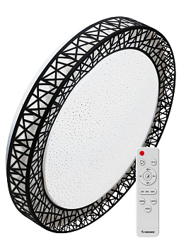 Светильник светодиодный PREMIUM Loft-B 55Вт 230В 3000-6500К 4400лм IP40 390х105мм настенно-потолочный управляемый с пультом ДУ КОСМОС KSLofB55W