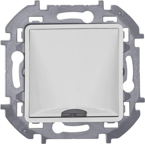 Вывод кабеля Inspiria с зажимом для крепления бел. IEK 673890