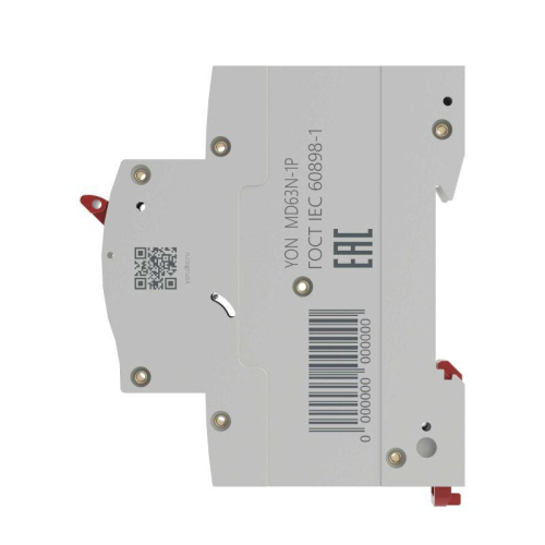 Выключатель автоматический модульный 1п B 20А 6кА MD63N YON MD63N-1PB20