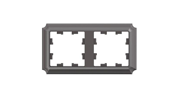 Рамка 2-м AtlasDesign Antique универс. мокко SE ATN100602