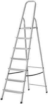 Лестница-стремянка 7 ступ. 4.94кг алюм. FIT 65345