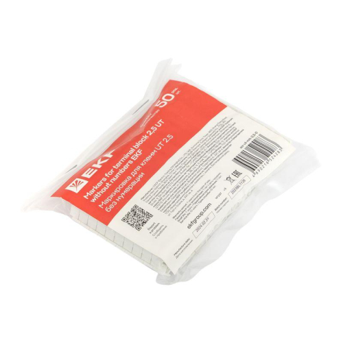 Маркировка для клемм UT 2.5 без нумерации EKF scr-ut-mrk-2.5-0