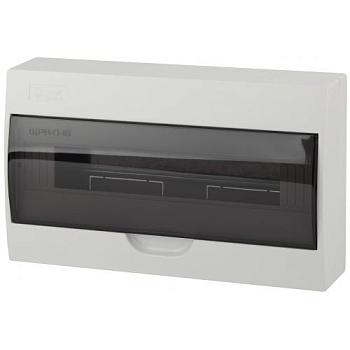 Бокс навесной ЩРН-П-18 18мод. IP41 пластик SIMPLE NO-box_simple-plastic_18_surface BOXS18 Эра Б0041527