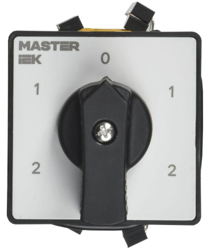 Переключатель кулачковый 10А (сх. 23) стандартная рукоятка IEK MI-CS10-010-023