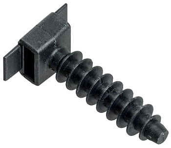 База дюбельная БД 35х10 под хомут черн. (уп.100шт) IEK UHP32-35-10-100-K02