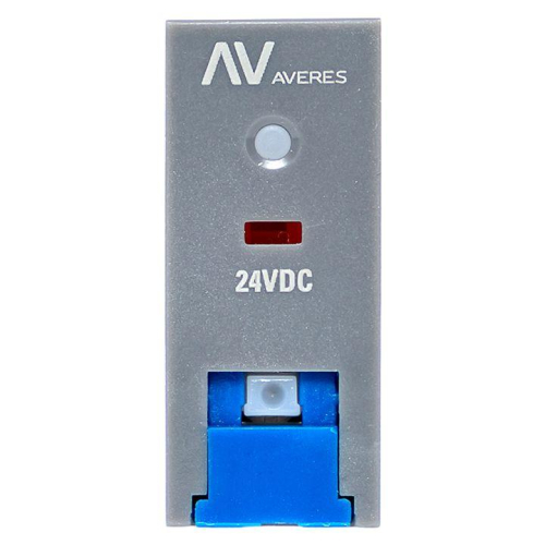 Реле промежуточное с кнопкой и мех. индикацией RPAt 25/1 12А 24В DC AVERES EKF rpat-25-1-24DC