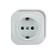 Розетка 1-м ОП Frea 16А IP20 250В с заземл. АБС-пластик бел. TOKOV ELECTRIC TKE-FR-R1Z-C01