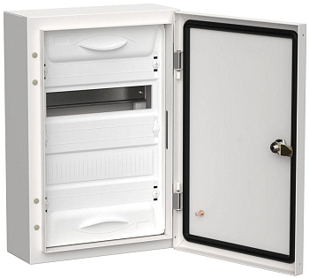 Корпус ЩРн-24 (1х24) TITAN 5 460х310х140 IP54 одна дверь метал. бел. IEK TI5-50-N-024-54