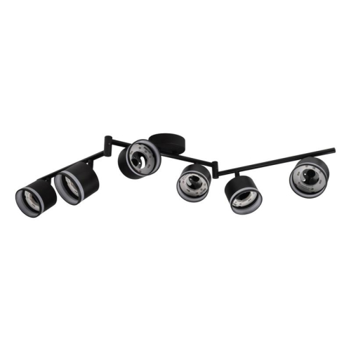 Светильник PCL-0906 max 20Вт (каждая лампа) 6xGX53 IP20 230В BL настен./потолочн. декор. под лампу JazzWay 5066960