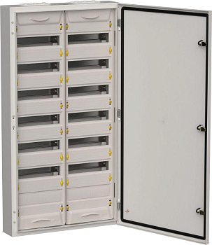 Корпус ЩРн-168 (2х84) TITAN 5 1085х570х140 IP54 метал. сер. IEK TI5-50-N-2X084-54-7035