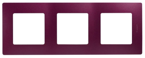 Рамка 3-м Etika сливовый IEK 672563