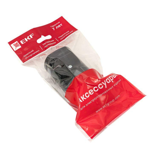 Гнездо штепсельное с заземл. черн. 16А 250В PROxima EKF ASG16-30-r