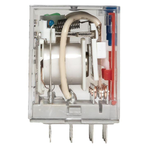 Реле промежуточное с кнопкой и мех. индикацией RPAt 22/3 10A 110В DC AVERES EKF rpat-22-3-110DC