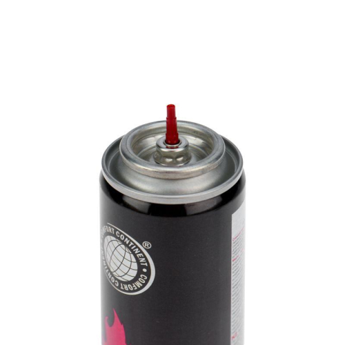 Газ для зажигалок 210куб.см (140мл) 80г с универс. переходником метал. баллон Rexant 09-1429