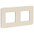 Рамка 2-м UNICA STUDIO беж./беж. SchE NU280444