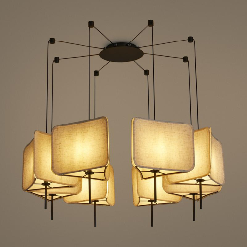 Светильник подвесной Bricola 8х40Вт E14 IP20 Freya FR5511PL-08B