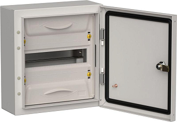 Корпус ЩРн-12 (1х12) TITAN 5 335х310х140 IP54 метал. сер. IEK TI5-50-N-012-54-7035