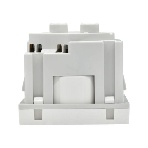 Розетка PRIMER 45град. с заземл. защ. шторки винт. зажим РКС-20-30-П-45 бел. IEK PR-KK40D-RSZH-2-2-45-K01