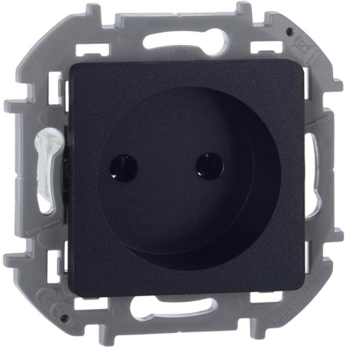 Розетка 1-м СП Inspiria 16А IP20 250В 2P механизм антрацит IEK 673713