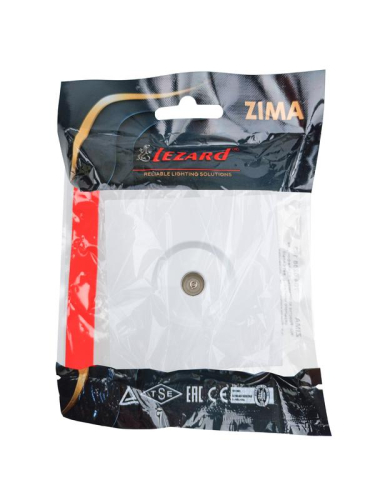 Розетка ТВ оконечная СП ZIMA IP20 бел. LEZARD 704-0288-130