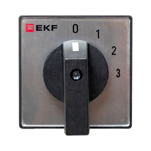 Переключатель кулачковый ПК-1-102 2п 32А "0-1-2-3" IP65 EKF pk-1-102-32-65