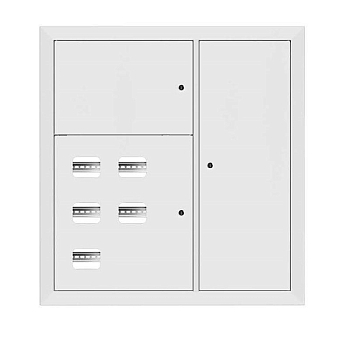 Щит этажный 5кв. RAL9003 (1000х950х160) PROxima EKF mb29-v-5-ral9003