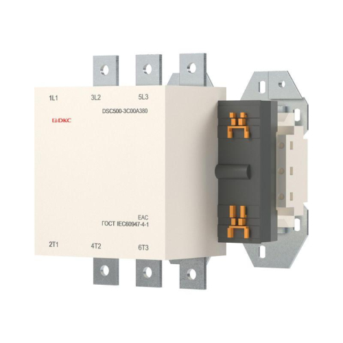 Контактор магнитный DSC500-3C00A380 500А 250кВт (AC3) 380В AC DKC DSC500-3C00A380