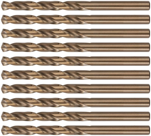 Набор сверл по металлу Profi 6х93мм с кобальтом 5проц. (уп.10шт) Cutop 48-60-10