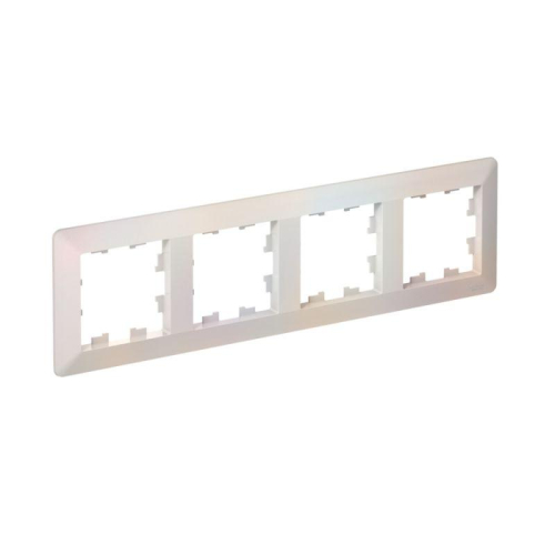 Рамка 4-м AtlasDesign Air жемчуж./дым. бел. SE ATN220404