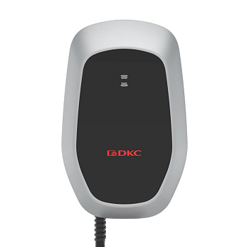Станция зарядная переменного тока (AC) - EOS Зарядка (EOS Charge) 7.4кВт T2C 5м - RFID - WiFi - LAN - Power Meter DKC EC7CMETS