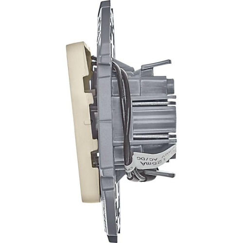 Переключатель 1-кл. Inspiria 10А IP20 250В 10AX с подсветкой/индикацией механизм сл. кость IEK 673661