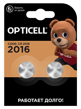 Элемент питания литиевый CR2016 (блист.2шт) Specialty Opticell 5060003/6060003
