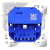 Розетка 1-м СП S70 16А с USB A+С с заземл. защ. шторки механизм кашемир Voltum VLS040503