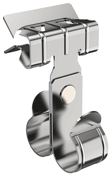 Зажим балочный 8-14мм под трубу 20мм двойн. HDZ IEK CME40-BZTD-020-HDZ