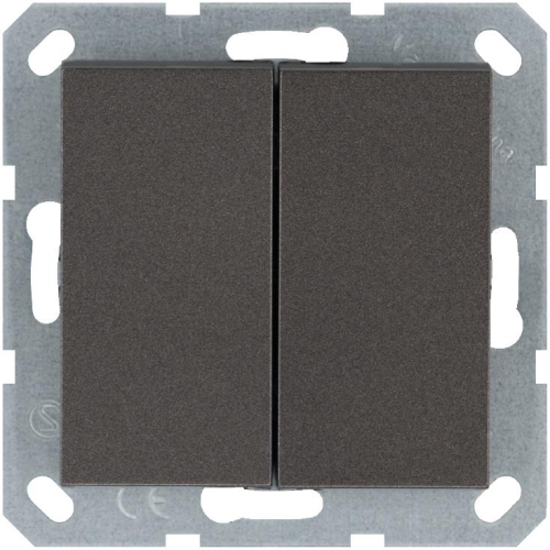 Выключатель 2-кл. 10А IP20 механизм мокко Jasmart G3023Z