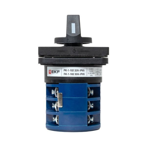 Переключатель кулачковый ПК-1-102 2п 32А "0-1-2-3" IP65 EKF pk-1-102-32-65