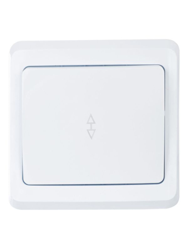 Переключатель проходной 1-кл. 1п СП Вега 10А IP20 ВСп10-1-0-ВБ бел. GENERICA EVV12-K01-10-DM