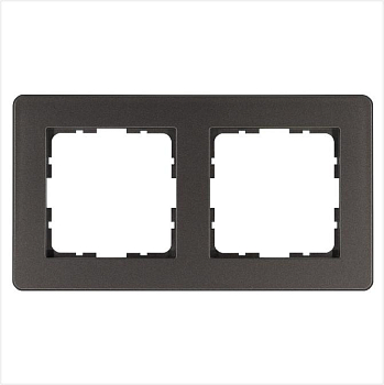 Рамка 2-м G-Flex мокко Jasmart G1102Z